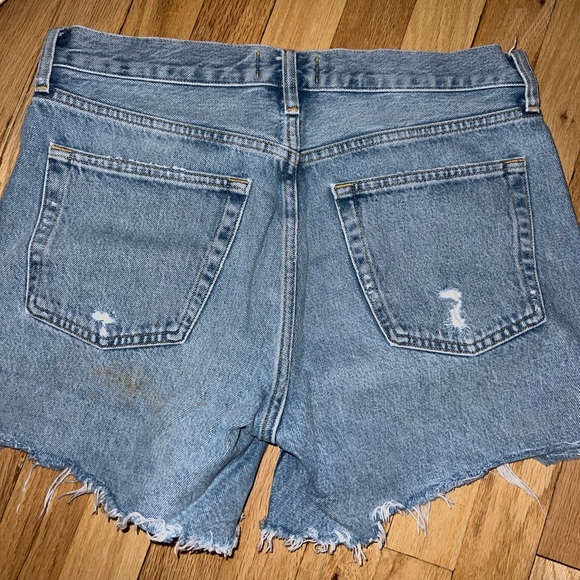 Agolde Riley Denim Shorts - Picture 4 of 5